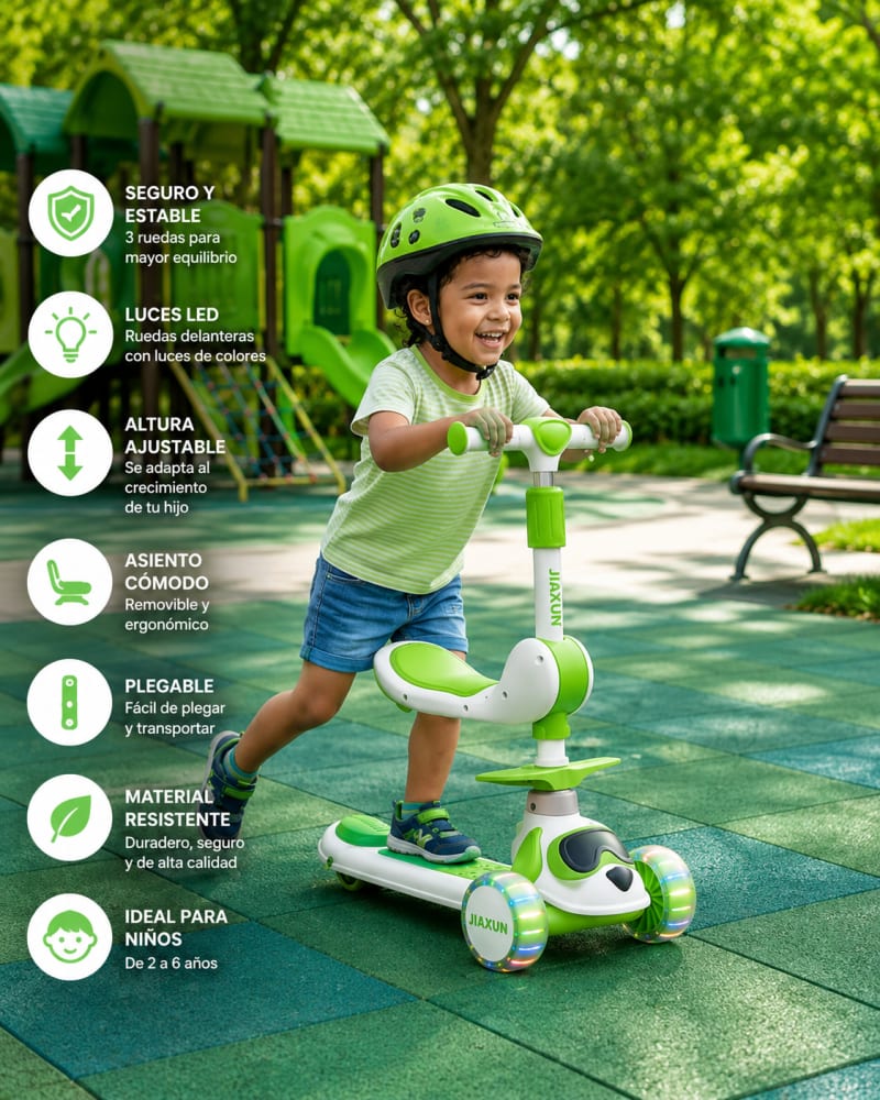 Scooter Infantil Multifuncional 3 en 1 1