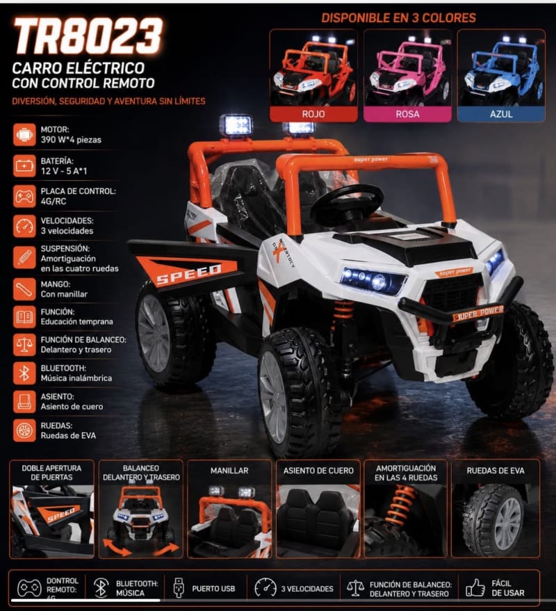 Carro Recargable Tr8023 1