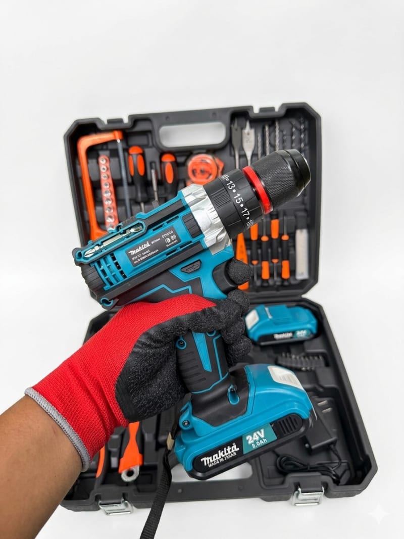 Taladro 24v Dewalt Accesorios Maleta 3