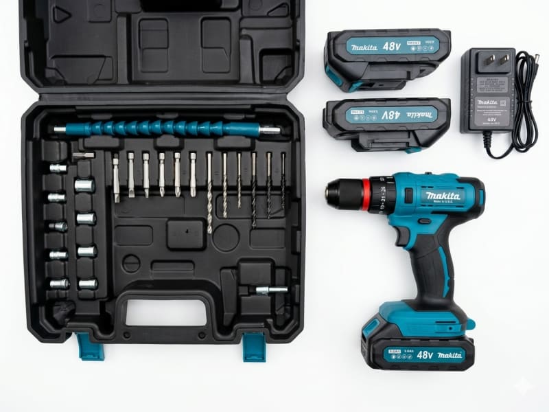 Taladro 48v Makita Con Pantalla Led 3