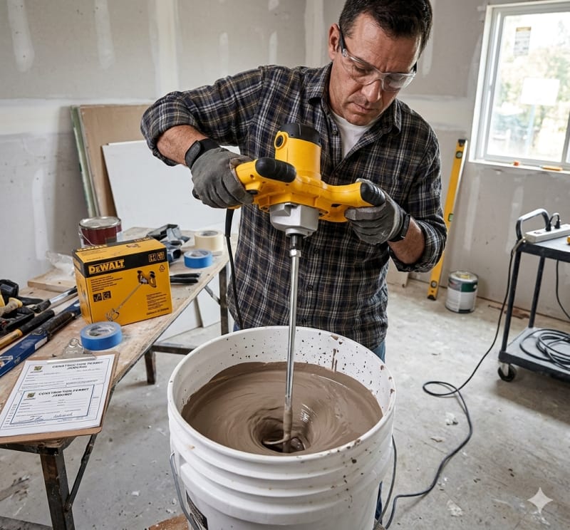 Mezclador Cemento Pintura Dewalt 3