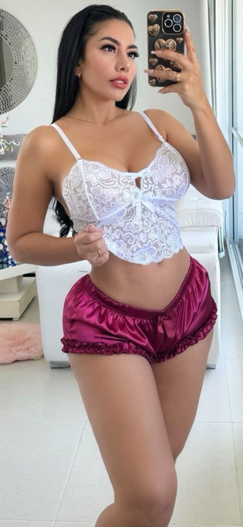 Pijama Satin moño 1