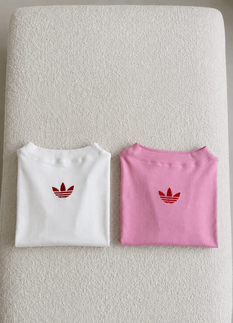 Crop Top Blanco Bordado Color Rojo- Crop Top Rosa Bordado Color Rojo 1