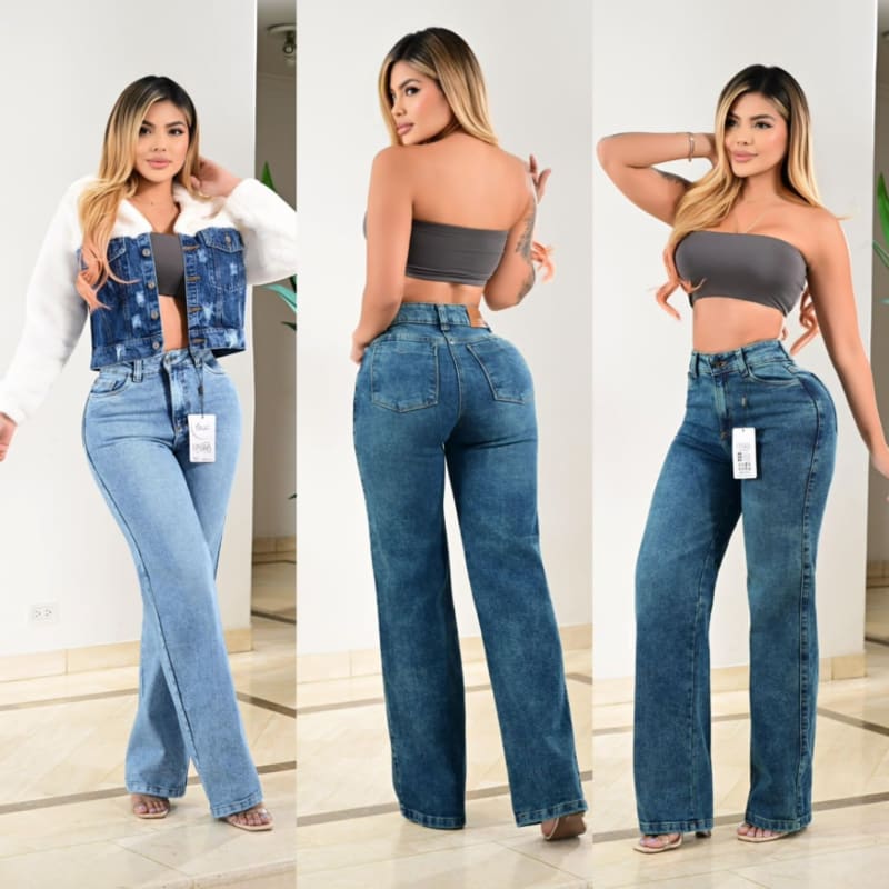 😻🤎...JEANS PALAZO LICRADO- VIOLETA...😻🤎.. 1