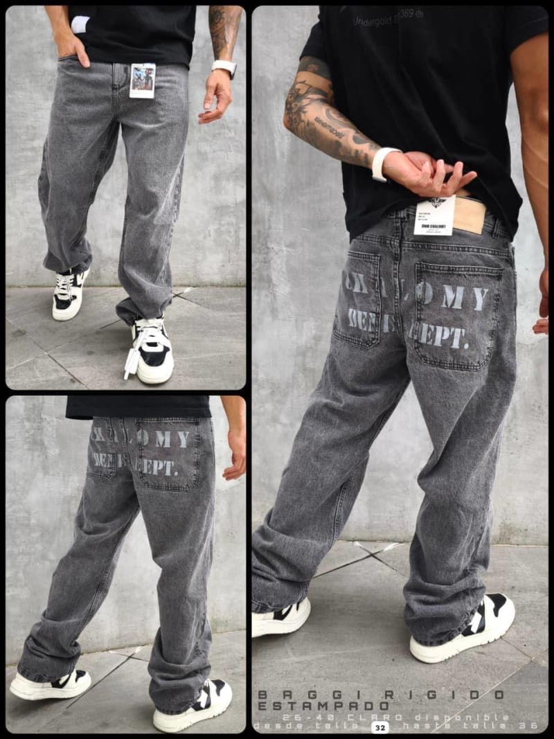 ❤️🔥.Jeans Baggy Rígido Estampado.❤️🔥 1