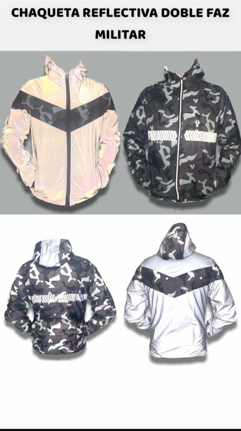 😍🎉...Chaqueta Doble Faz Reflective Premium ...🎉😍 4