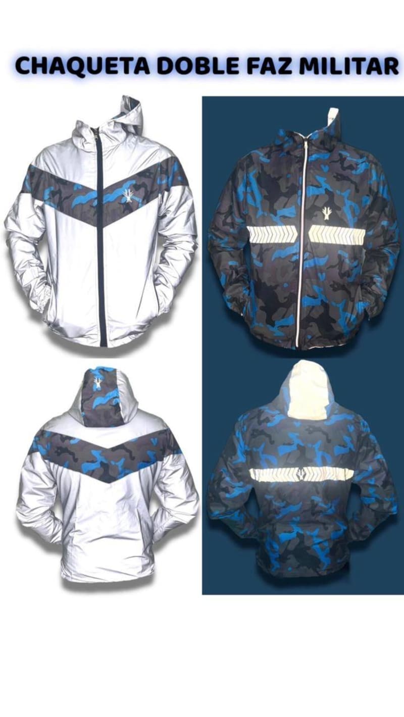 😍🎉...Chaqueta Doble Faz Reflective Premium ...🎉😍 5