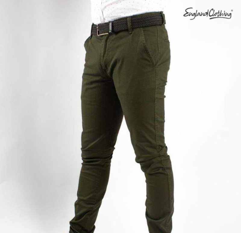 😍🎉👖.pantalón para caballero dril tipo chino en corte Slim Fit (semi-ajustado).😍😻👖 8
