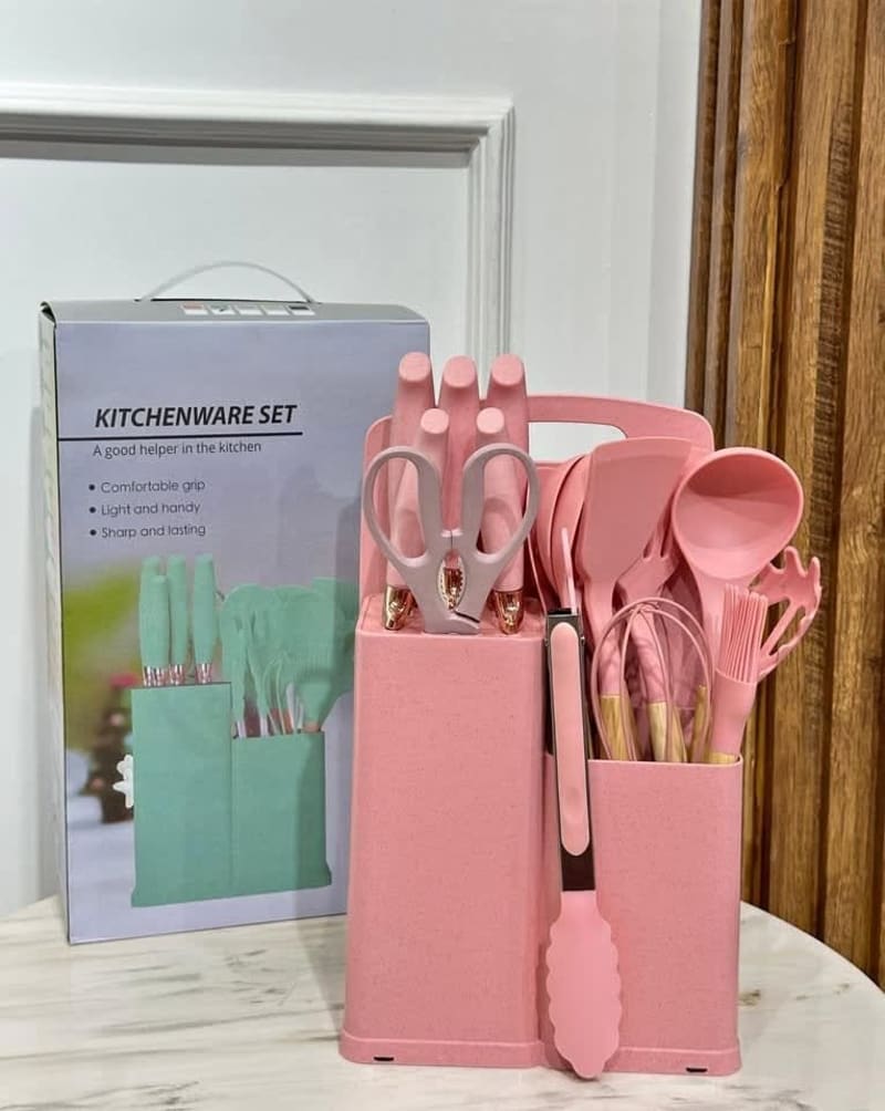 Set Premium de Cuchillos y Utensilios de Cocina 19 Piezas 3