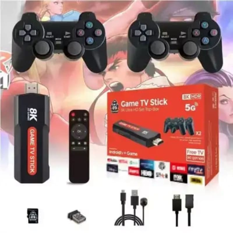 Consola Retro X8 Android Inalambrica TV y Juegos + HDMI 8K 4
