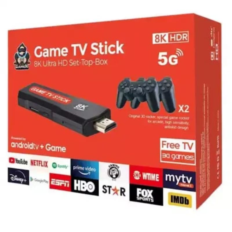 Consola Retro X8 Android Inalambrica TV y Juegos + HDMI 8K 1