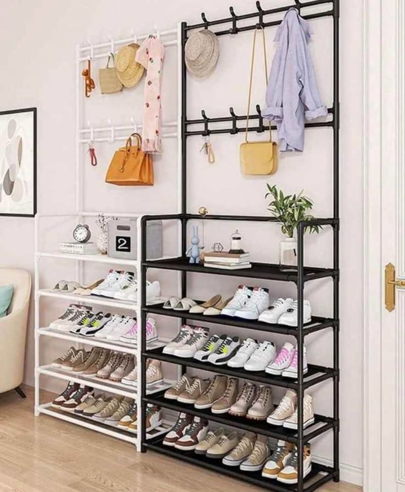 Perchero Organizador Multifuncional Con Zapatero 1