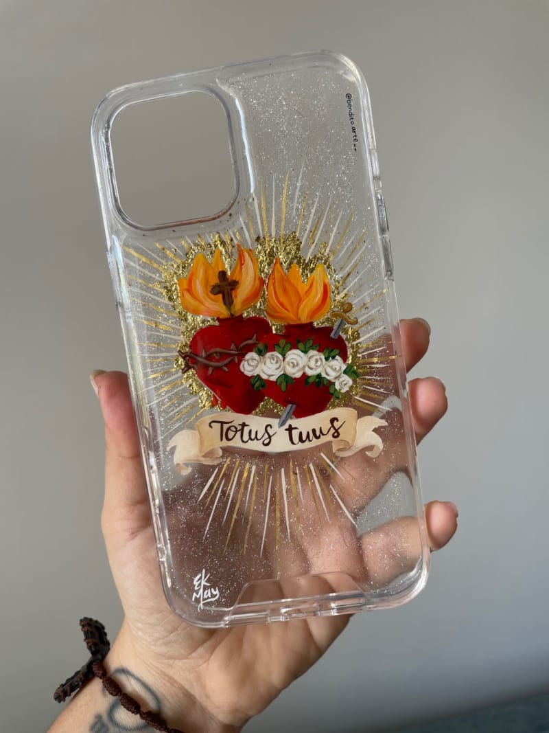 Case corazón Jesús y María 1