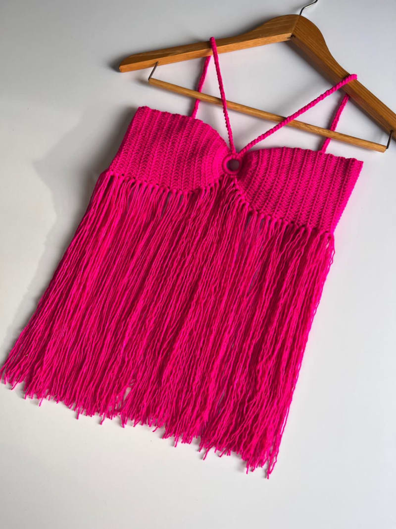 Top flecos fucsia 1