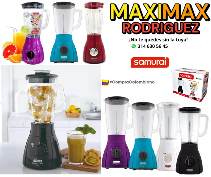 Licuadora Samurai Optimix Plus 1