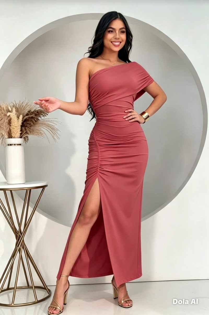 VESTIDO ASIMETRICO LARGO 3