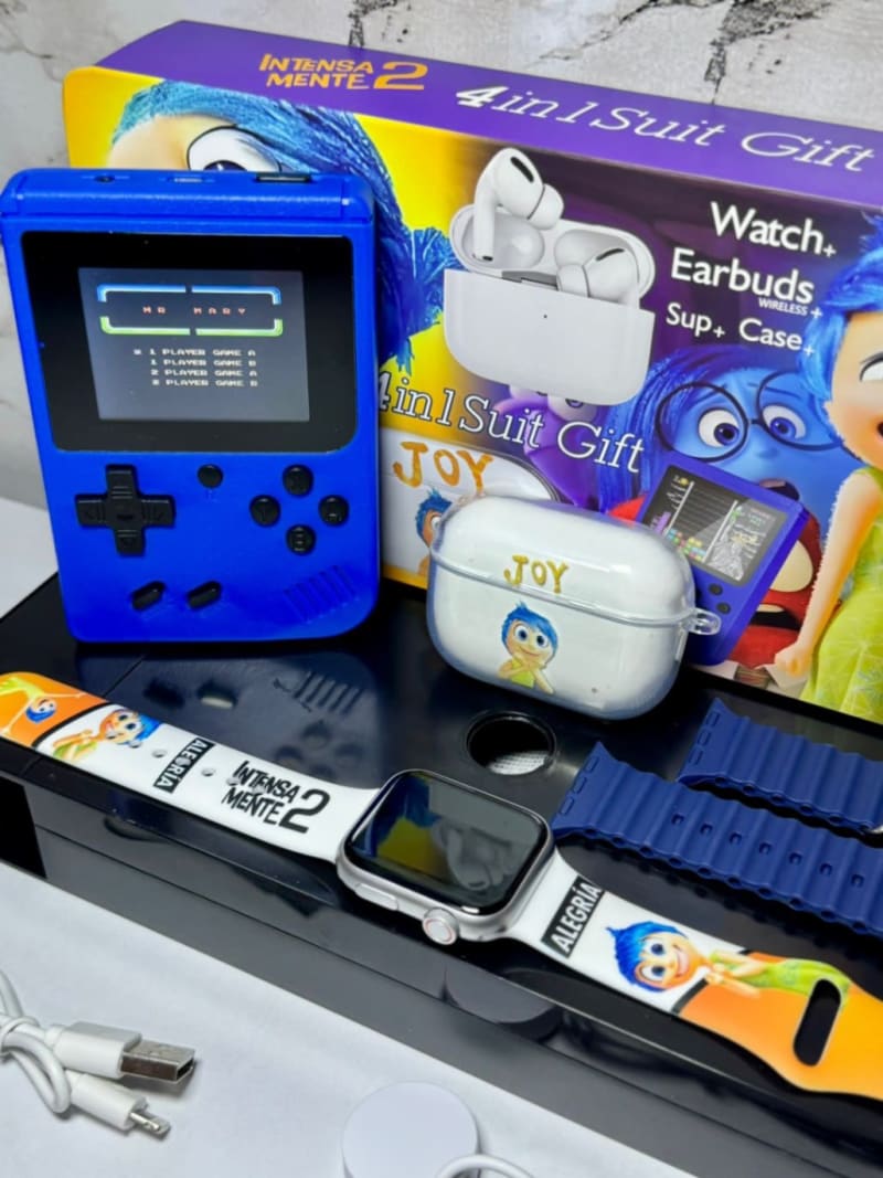 Combo Infantil Kr718 Mini 4 En 1 8