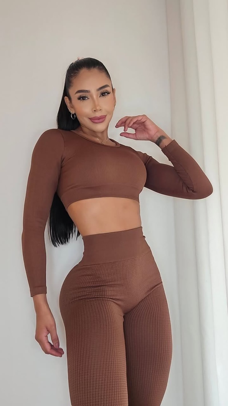 Croptop manga larga 3