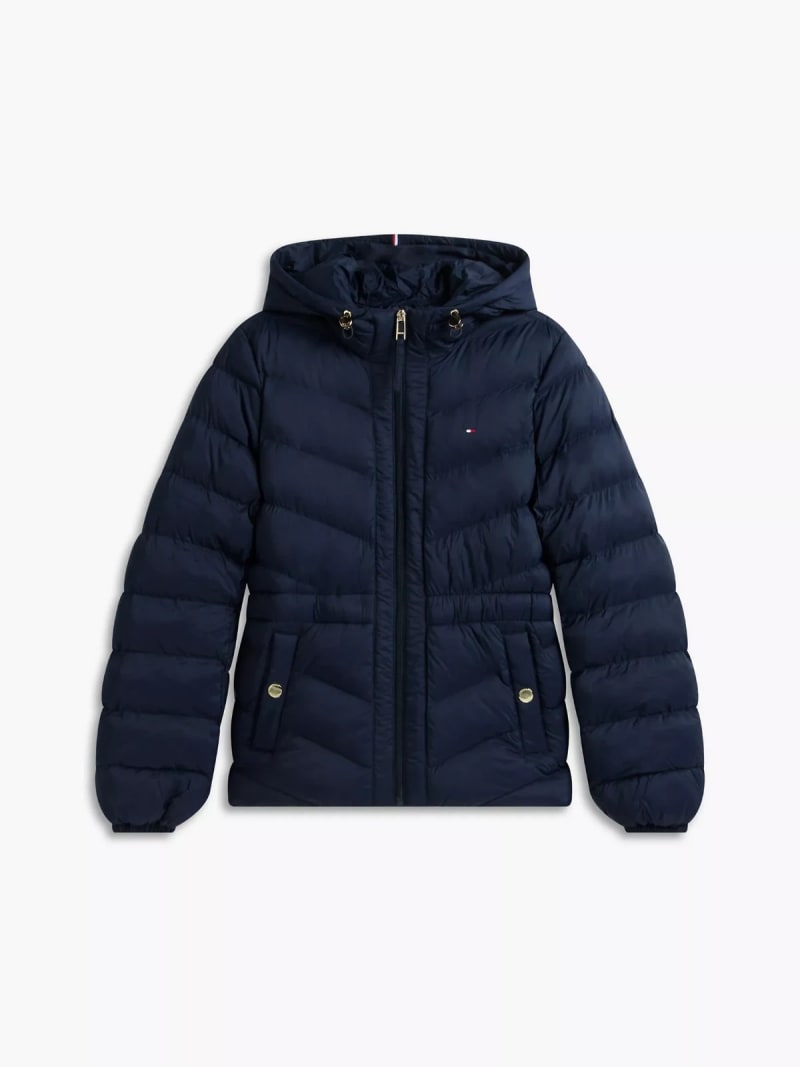 Chaqueta ligera acolchada con capucha 《Tommy Hilfiger 》 1