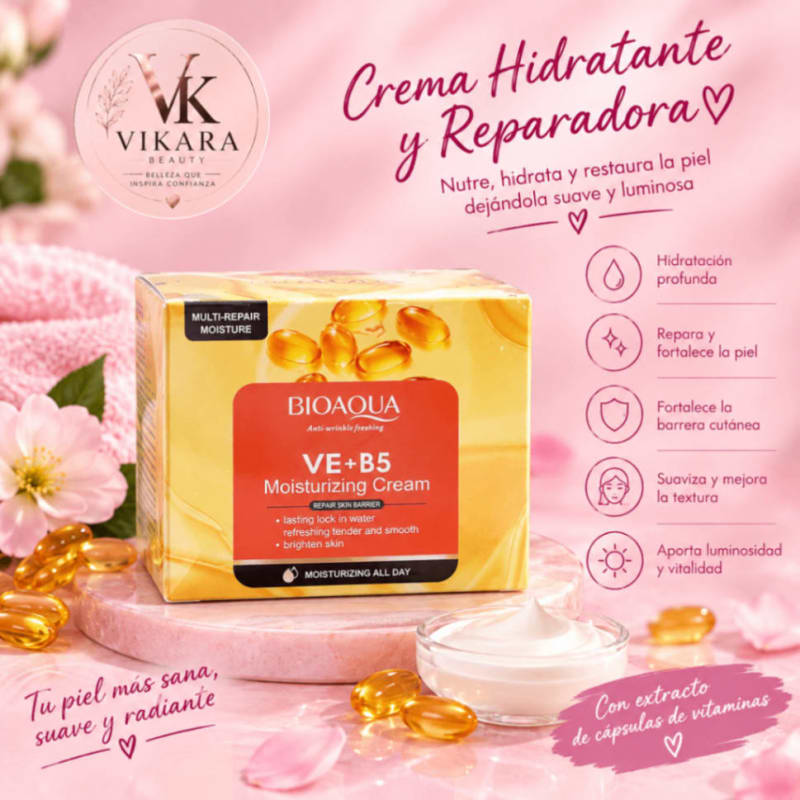 Crema facial Hidratante y reparadora 1