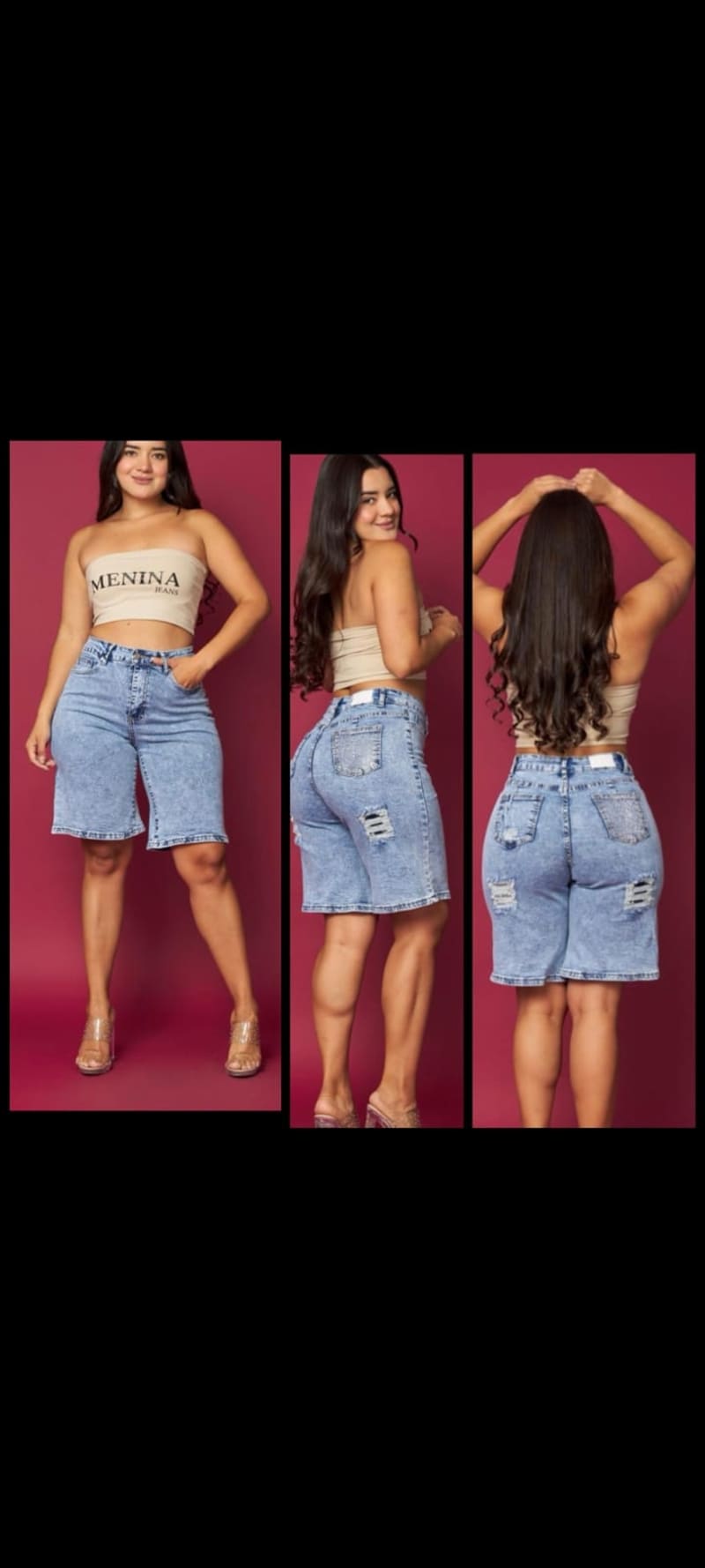 Bermuda Jeans Mujer 1