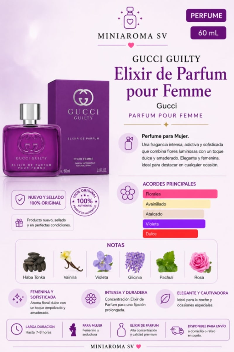 💜Gucci Guilty Elixir 60 ml💜 2