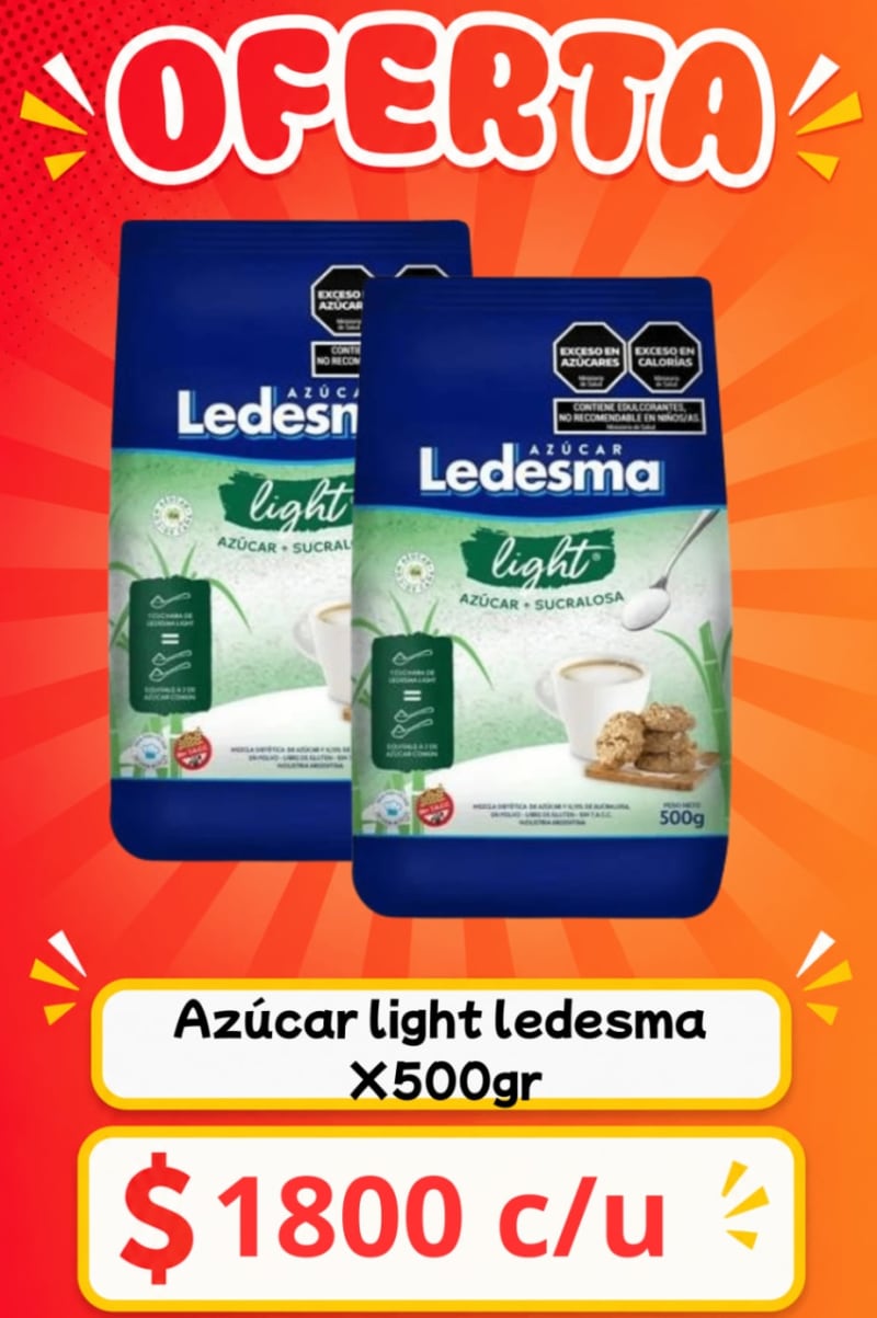 Azúcar ledesma Light x 500gr 1
