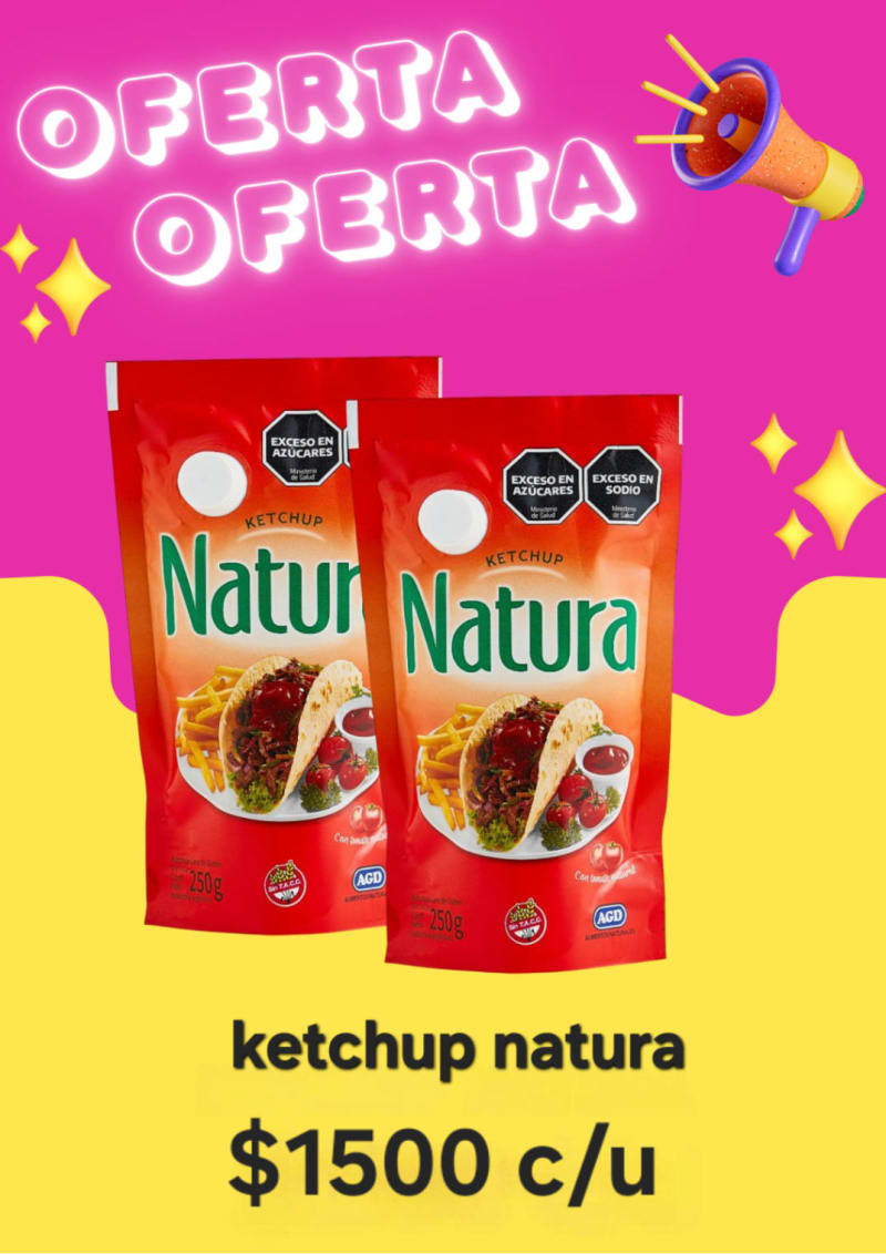 Ketchup natura x 250gr 1