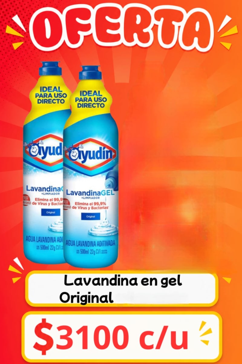 Lavandina en gel original 1