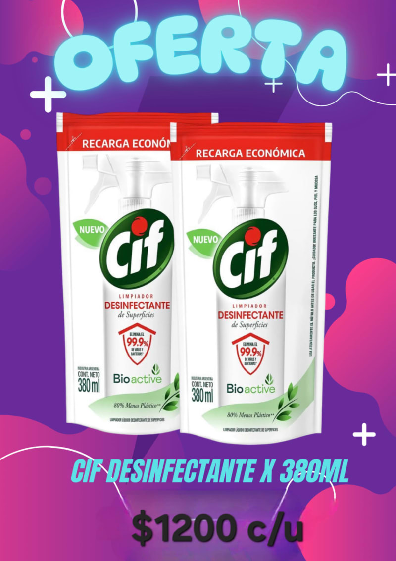 Cif desinfectante 1