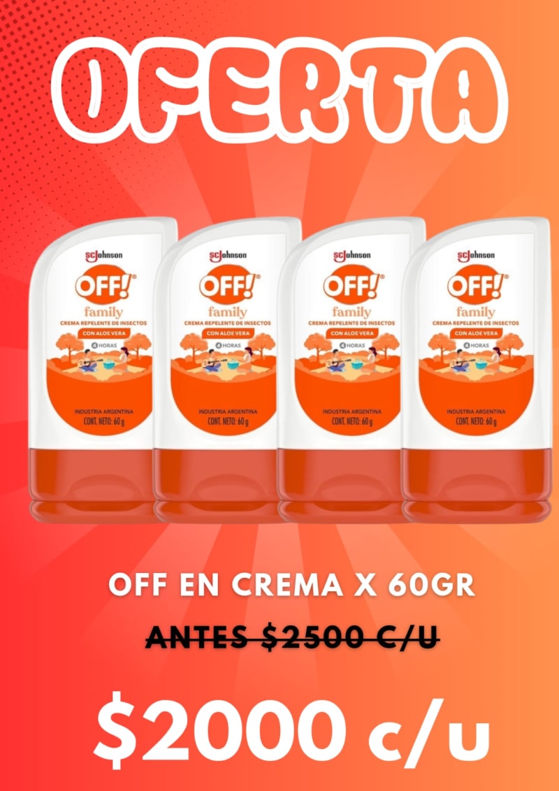 Off crema x 60gr 1