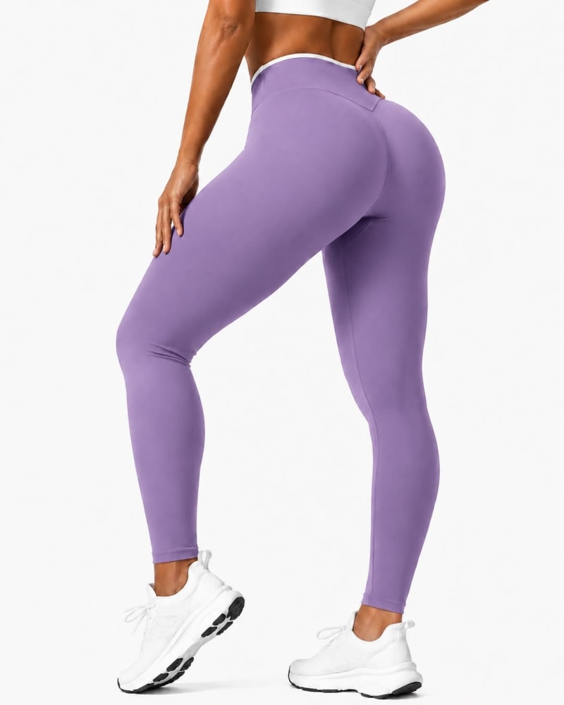 Licra Deportiva Lila efecto push-UP 1
