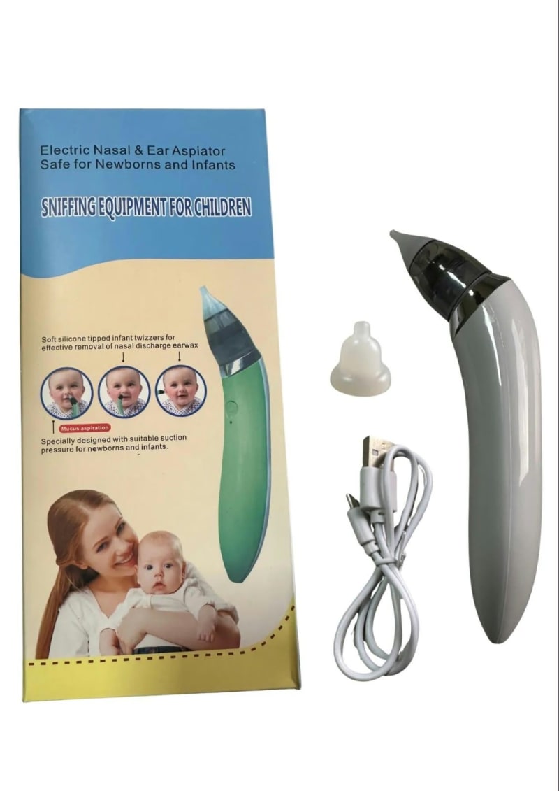ASPIRADOR NASAL ELECTRICO SACA MOCOS p/BEBES 1