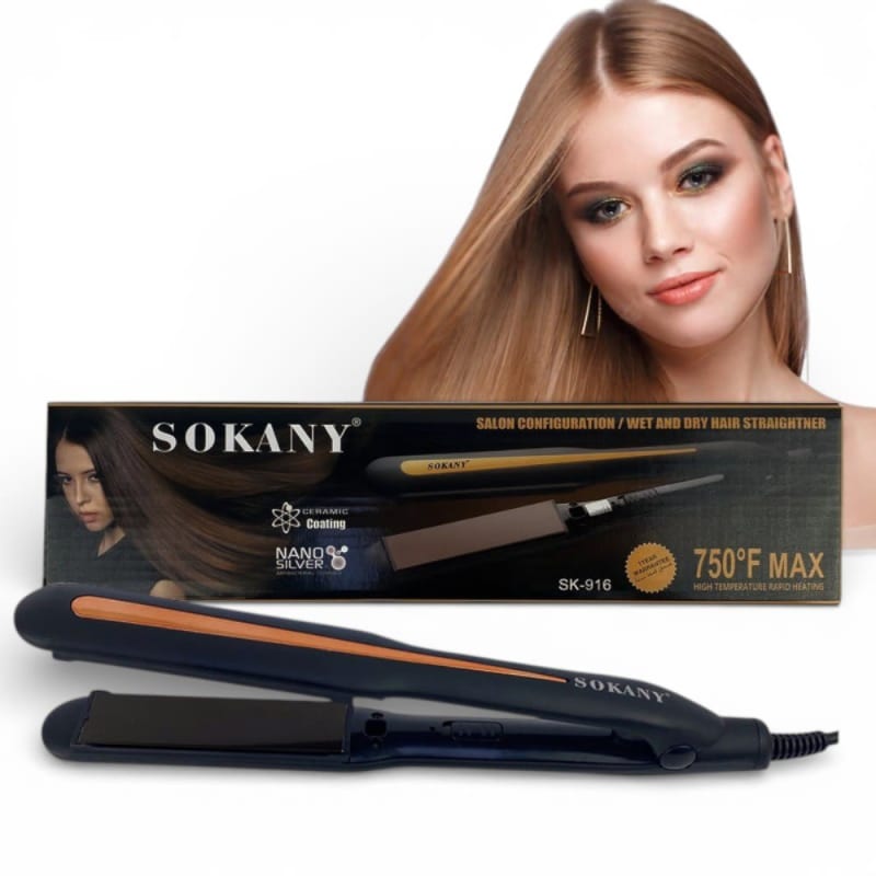 PLANCHA DE PELO ALISADOR SOKANY 400° 1
