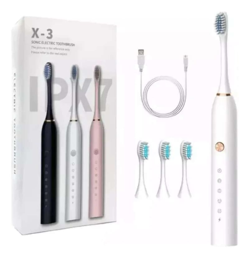 CEPILLO DE DIENTES X3 CABEZALES RECARGABLE 1