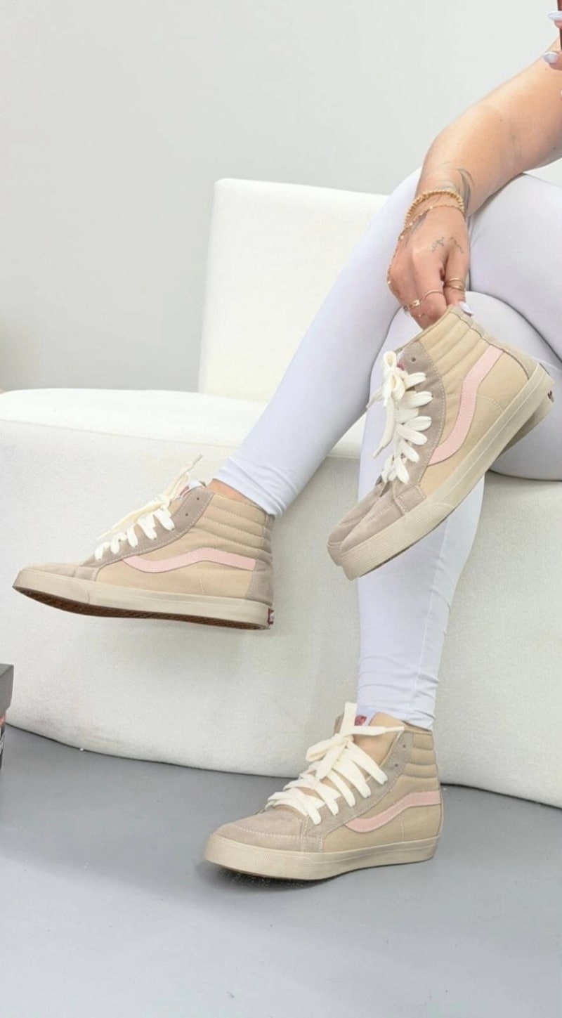 Vans Botita Sk8 Franja Rosada 1
