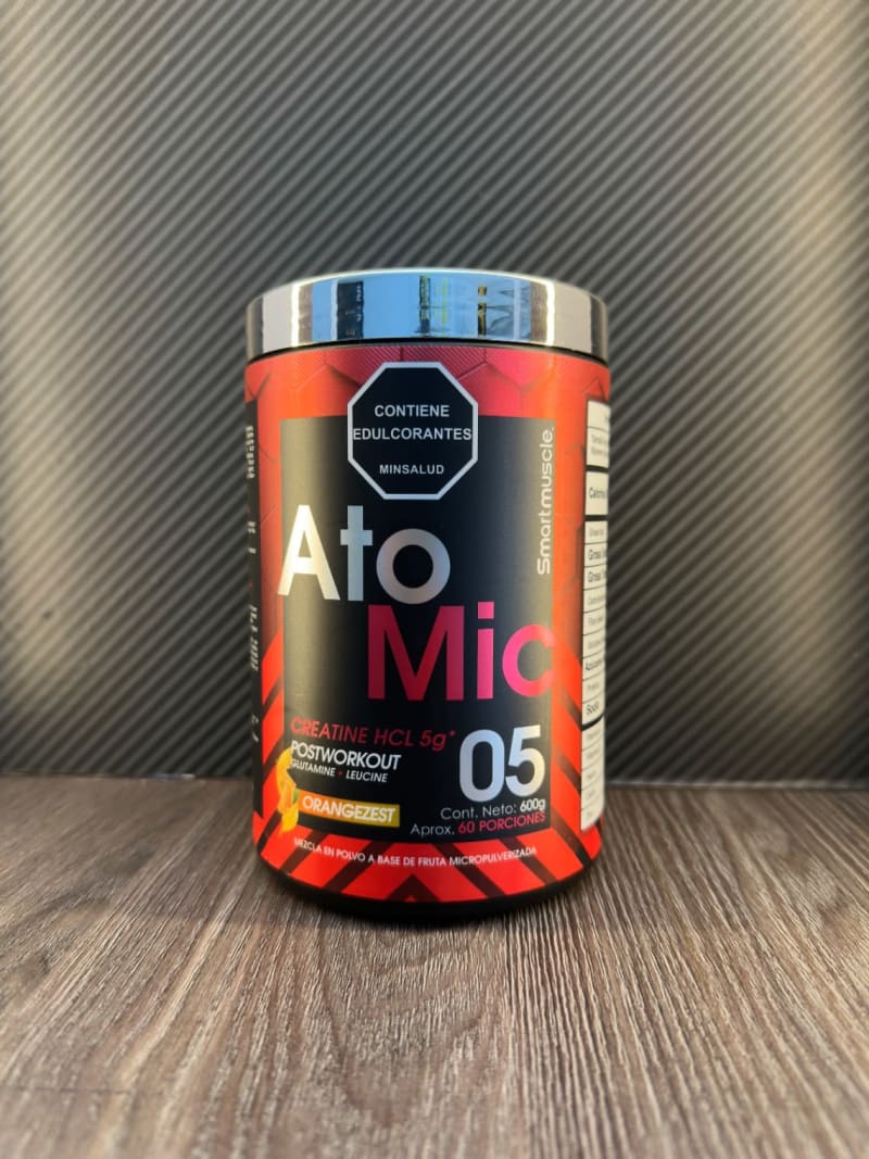 🍊 ATO MIC 05 – Creatine HCL + Glutamina + Leucina 💪⚡ 1