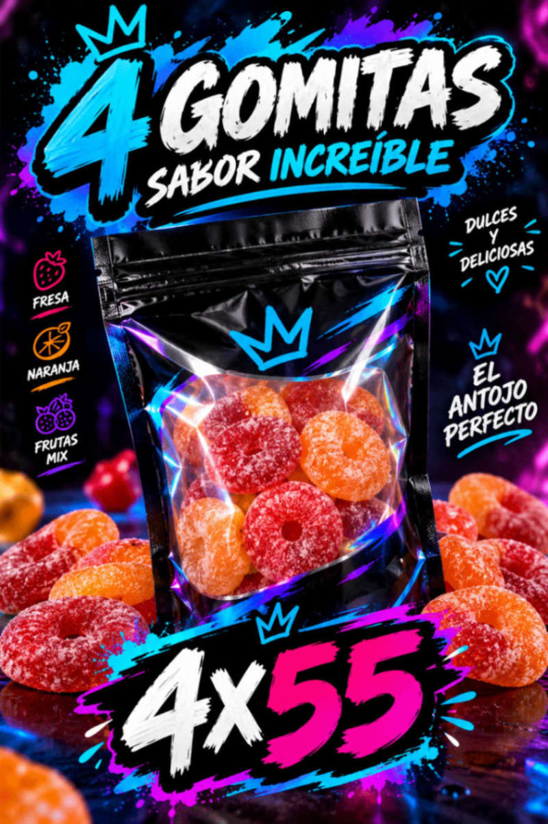 GOMITAS THC PACKx4 1