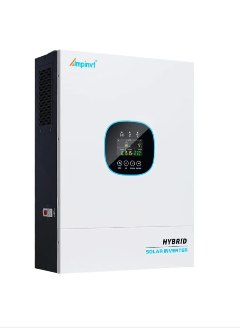 Inversor solar híbrido AMPINVT TEL de 5000 W, 48 V a 120 V con MPPT 100 A 1