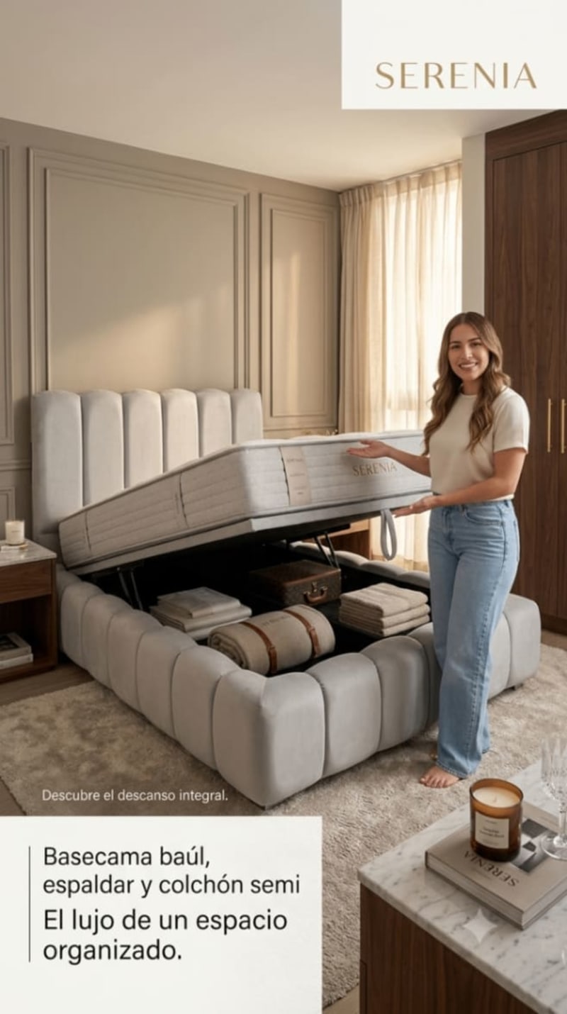 🛏️ CATÁLOGO DE CAMAS BAÚL SERENIA 2
