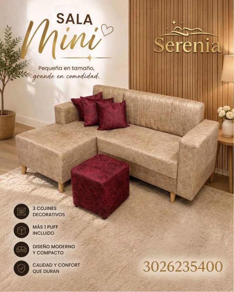 🛋️ CATÁLOGO DE SALAS SERENIA 1