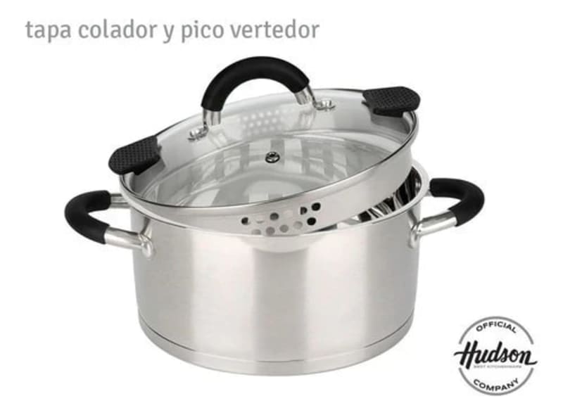 SET DE BATERIA ACERO INOXIDABLE 6P 3