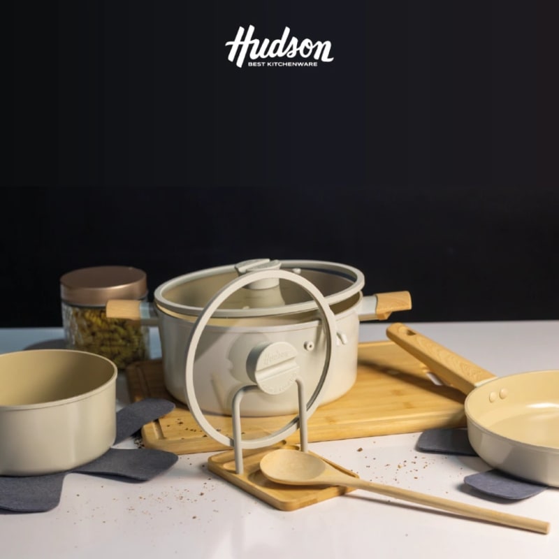 Batería De 5 Piezas Para Inducción Antiadherente Cerámico Línea Harmony 3