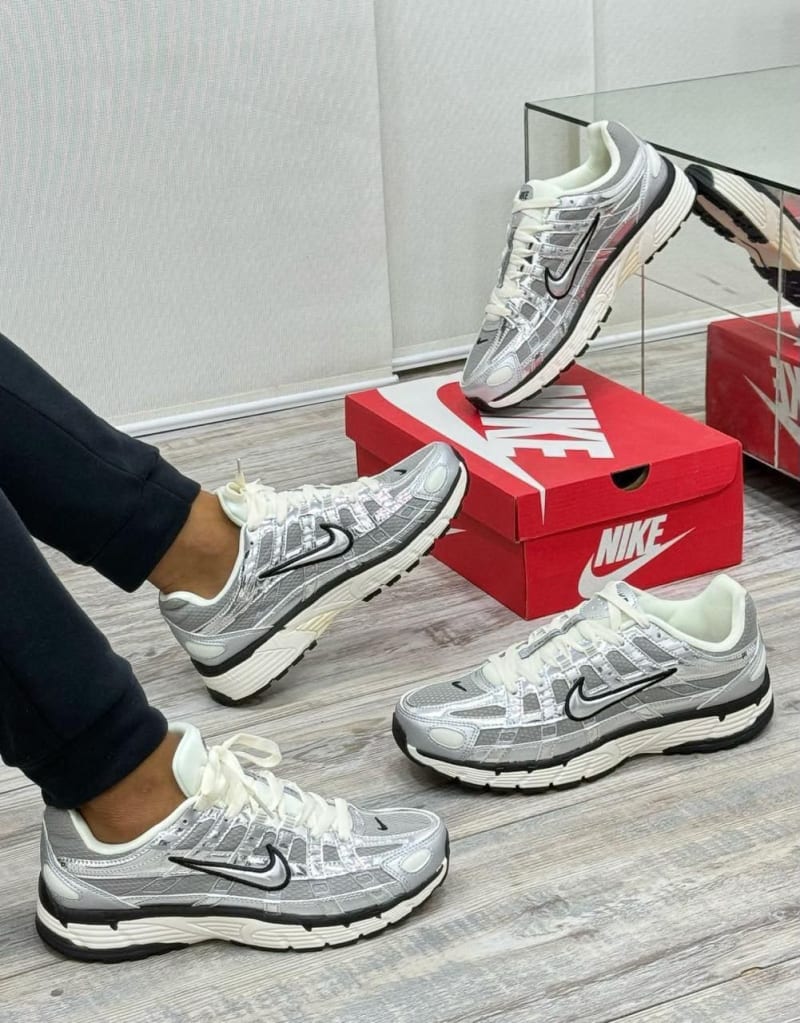 NIKE P6000 GRIS-PLAT-NEGRO 1