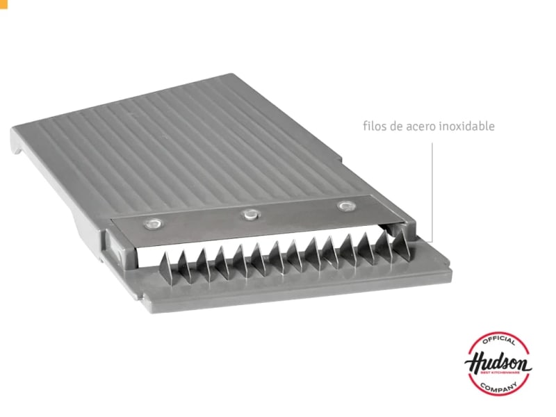 Mandolina 4 en 1 con contenedor plastico y filos de acero inoxidable 3