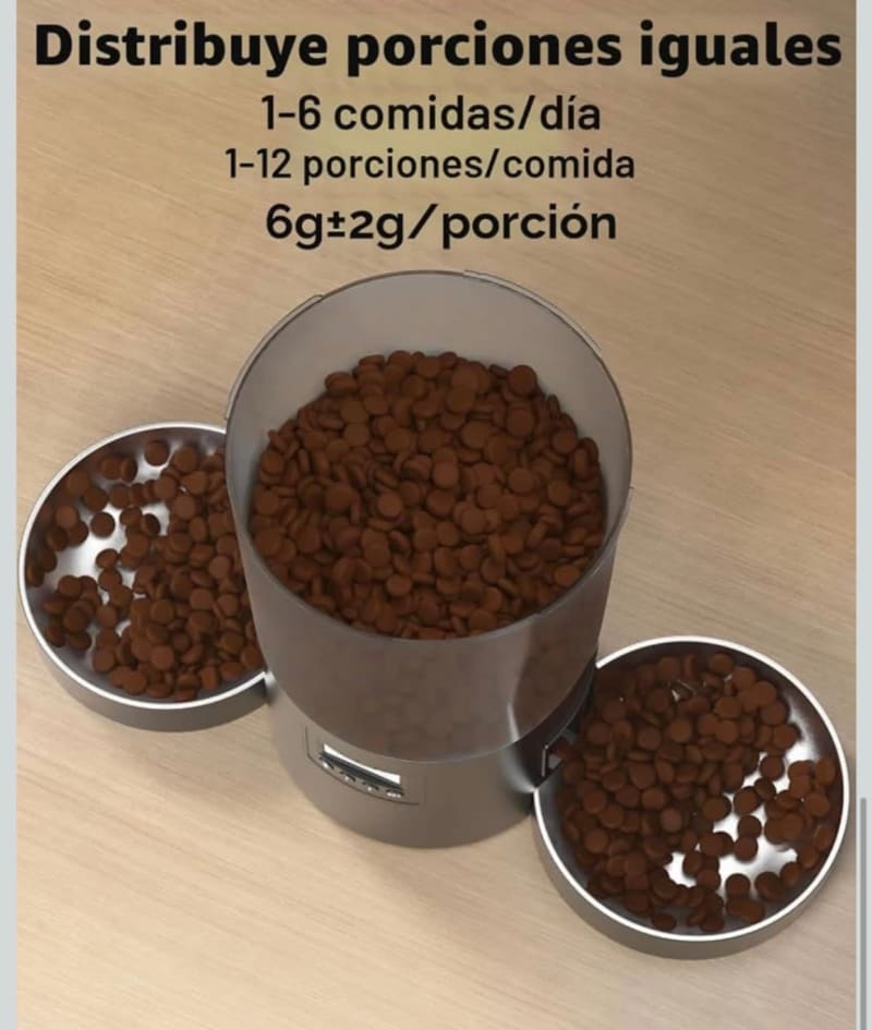 Comedor de mascotas automático doble 4