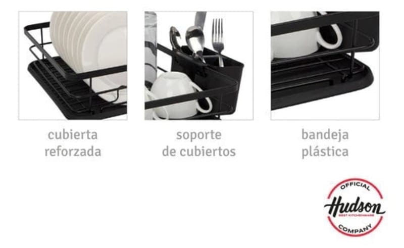 Escurridor de Platos Acero Inoxidable 1 Piso 4