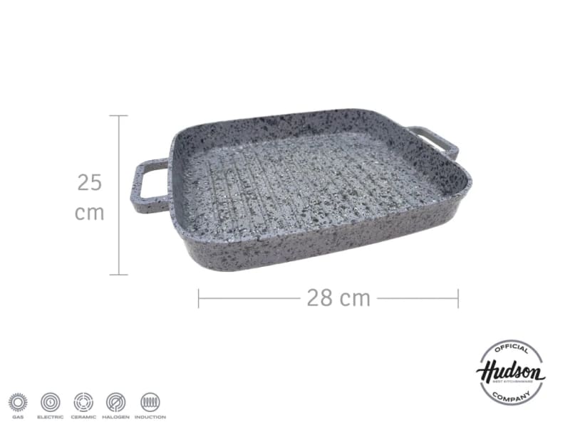 Bifera 28 cm STONE de Aluminio Forjado c/ Antiadherente p/ Inducción 2