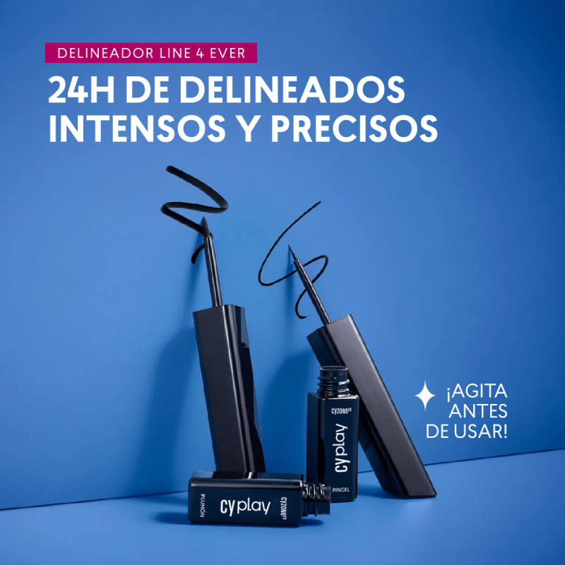 Delineador Plumon / Pincel Line 4 Ever CyPlay 1