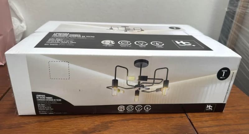 Lámpara de Techo nueva viene con focos 2